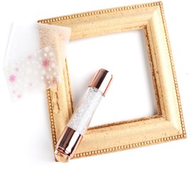 Finloome French Manicure Stamp Kit Double Sided Scraper Transparent Silicone Nail Stamper French Tip Nail Design Tools