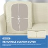 MAXIJIN 3 Piece Couch Covers for 2 Cushion Couch Sofa