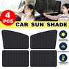 AIMALL 4PCS Magnetic Car Window Sun Shade Set for UV