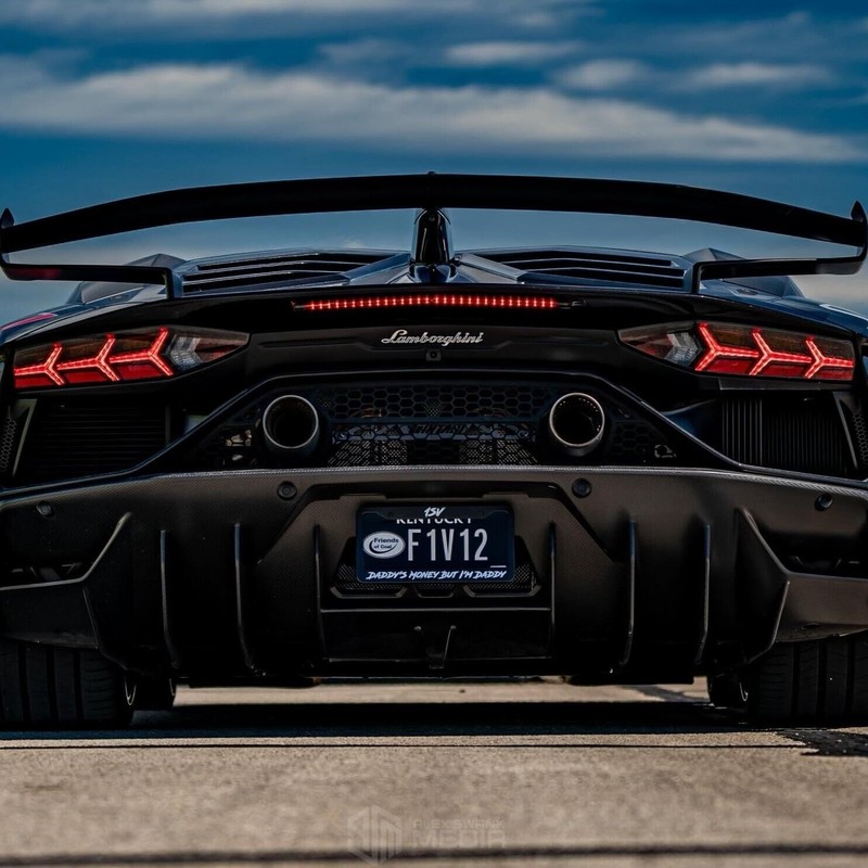 BLVD Daddy's Money But I'm Daddy Black License Plate Frame