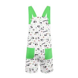 Landofgenie Jumpsuit with Adjustable Straps for Men, Jumpsuit with Pockets for Pyjamas, Loungewear & Cosplay Party, White, S