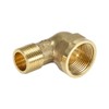 uxcell Brass Pipe Fitting 90 Degree Forged Street Elbow G1/2