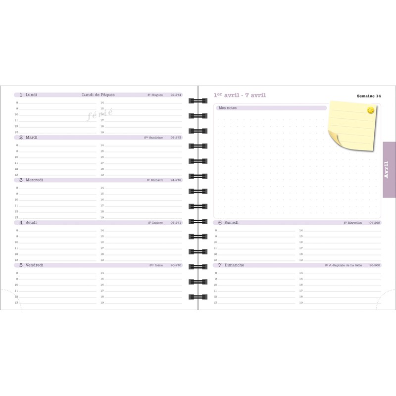 Exacompta - 183435-25E - Lady 18S Spiral Bound Dodo &