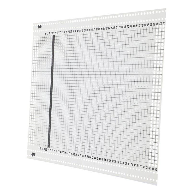50Pcs Knitting Machine Blank Card Pre Punched Professional Spare Parts