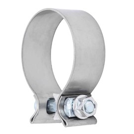 iolory Car Exhaust Pipe Clamp,Muffler Repair Kit,Car Accessories,Stainless Steel Automotive Exhaust Pipe,Multifunctional Automotive Narrow Band Muffler Clamp for Exhaust Pipe,Muffler,Elbow (3Inch)