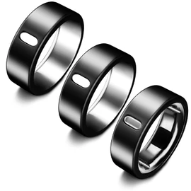 3 Pack Cover Compatible with Oura Ring Gen 4/Oura Ring Gen 3 Horizon/Heritage, Surport Charging with Cover on, Anti-Scratch TPU Protector for Men Women (Size 7, Black*3)