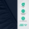 Utopia Bedding, Fitted Sheet, 120 x 200 cm, Navy Blue,