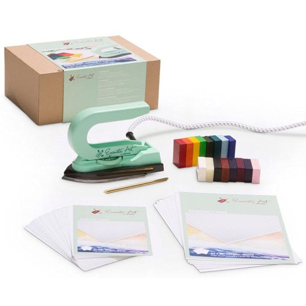 Encaustic Art The Original -Encaustic Starter Kit -Includes Painting Iron, Basic Wax Blocks Set, Cards, & Scribing Tool-Encaustic Painting Supplies