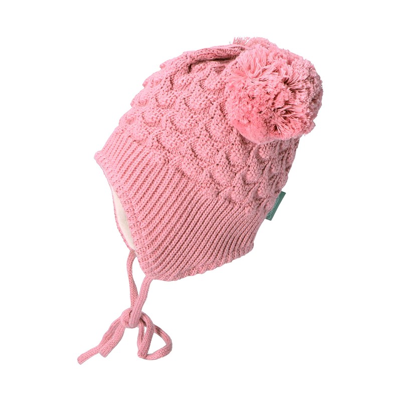 Sterntaler Baby Girls' Hat, Baby Bobble Hat, Structured Hat, Baby