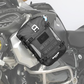 Rhinowalk Motorcycle Crash Bar Bag Waterproof Expandable Saddlebag with Secure Mounting Shoulder Strap (1pc)