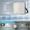 3-Side Solar Flood Light Outdoor IP65 Motion Sensor Remote Control