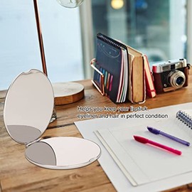 Espejo de Bolsillo, produccin de Bricolaje Espejo de Viaje Compacto de Acero Inoxidable Imagen Clara Diseo Plegable para Bolsillo para Viaje para...  