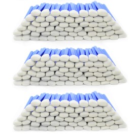 Wellgler's 5.11” Foam Cleaning Swabs for Printers, Inkjets, Cameras, Automotive, Optics, Sensors, Guns, and Electronics (Blue, 300)