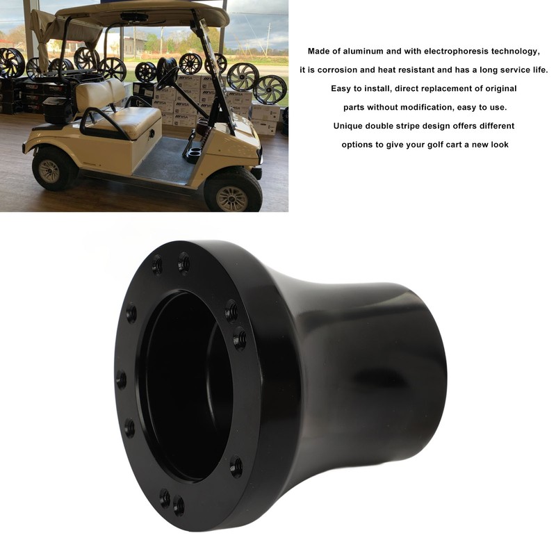 5 Hole 6 Hole Black Golf Carts Steering Wheel Hub