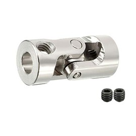 Universal couplings BE-TOOL universal joint U-joint gimbal connector for DIY car repair (1 piece), silver