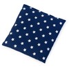Linseed Cushion 19 x 19 cm Stars Blue - Small