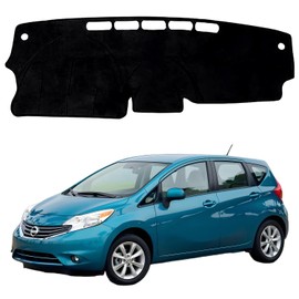 IIKSDII Dash Cover Dash Mat Fit for NIS-san Versa 2012 2013 2014 2015 2016 2017 2018 2019 Dashboard Cover Non-Slip Pad Accessories