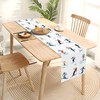 Heyfary Skiing Skier Table Runner Winter Snow Ski Party Decoration