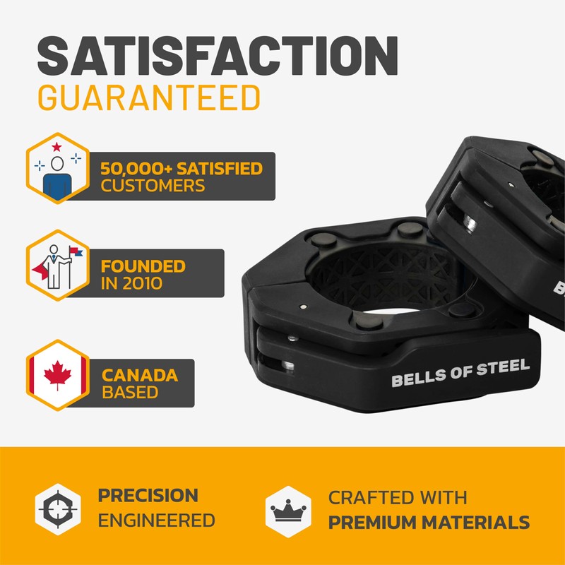 Magnetic Barbell Collars [Bells of Steel] Version 2.0 Premium Weight