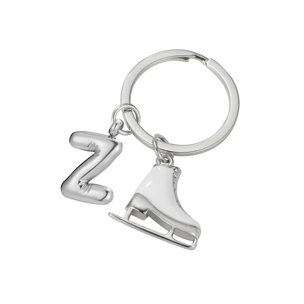 LIKGREAT Ice Skate Keychain for Unisex Stainless Steel Figure Skating