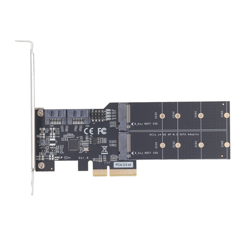PCIE 3.0 to SATA 3 M.2 Adapter Card High Speed