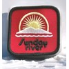 Family Adventures SUNDAY RIVER 3" Ski Patch embroidered iron-on vintage