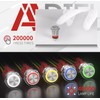 APIELE 16mm Push Button Switch Latching 12V On Off Stainless