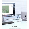 LENTION Hub USB C con HDMI 4K, PD 100W, USB-A