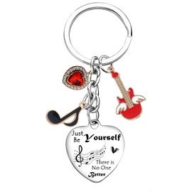 Nfyxcaz Music Lover Keychain Gifts For Fans Music Fans Gifts for Women Inspired Keychain Music Fans Gifts for Sisters Friends Daughter