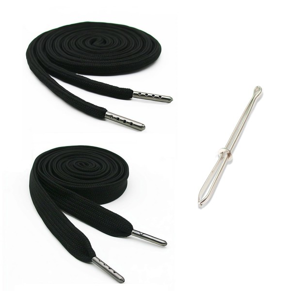 TORMEN Replacement Drawstrings Drawcords 51IN Cotton Drawstring Cord with Easy