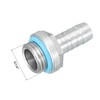 uxcell 8pcs G1/4 Fitting, G1/4 Thread with 8mm OD Nozzle