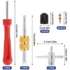 33Pcs Tire Valve Stem Puller Tools Set - with Tyre