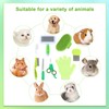 VCZONE 8 Pcs Small Animal Grooming Kit, Pink with Pet