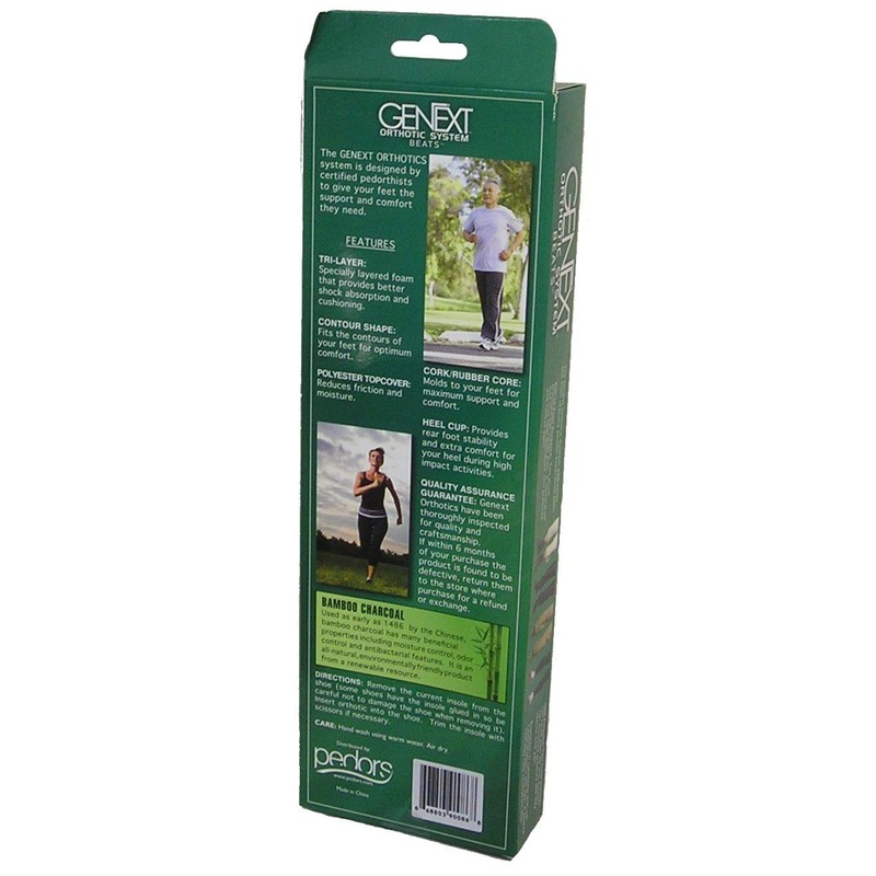 GenExt Men's Beats (Neutral Heel) Orthotic Arch Support Insole System