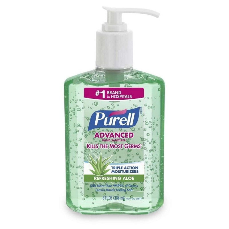 Purell Hand Sanitizer with Aloe 8 oz (Pack of 11)