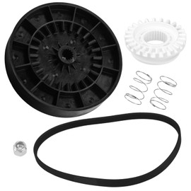 WH03X32097 Transmission Pulley & WH05X24185 Washing Machine Clutch & WH01X27538 Drive Belt & H01X24434 Spring for GE PTW/GTW Series Replace AP5993402 EAP12299369 4587847