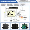 Relaxweex 3316348.900 RV Fridge Control Board 2932771021 2932771039 Refrigerator Control