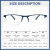 FONHCOO Reading Glasses for Women Men, Blue Light Blocking Reading