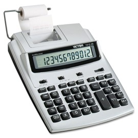 Victor 1212-3A Calculadora de impresión comercial de 12 dígitos 2.5" x 7.8" x 9.8"