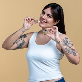 Bálsamo Labial Cacao Vainilla 15grs Tipo Piel Todo Volumen Unidad