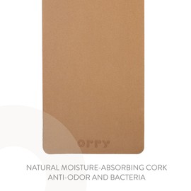 ORRY PU Cork Yoga Mat - 72'' x 24'' - 4mm Thickness - Anti-Slip