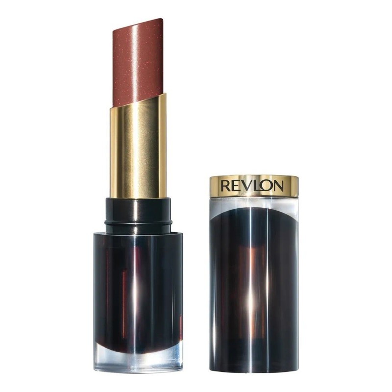 Labial Super Lustrous Glass Shine Lipstick Tono Rum Raisin Color