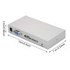 IMAGE 1 PC To 4 Monitors Splitter Box VGA/SVGA LCD