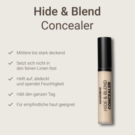 Sandstone Scandinavia Hypoallergenic Concealer Beige | N25 | For Covering Redness, Dark Circles, Pigment Spots and Impurities | Unisex Makeup | Oil-Free, Vegan and Allergy-Certified Make-Up