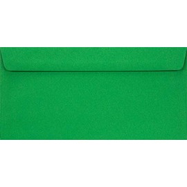 Netuno Pack of 25 Green Envelopes DIN Long 110 x 220 mm 90 g Burano Verde Bandiera Invitation Envelopes Green High-Quality for Christmas Wedding Birthday Invitation Envelopes Green Invitation