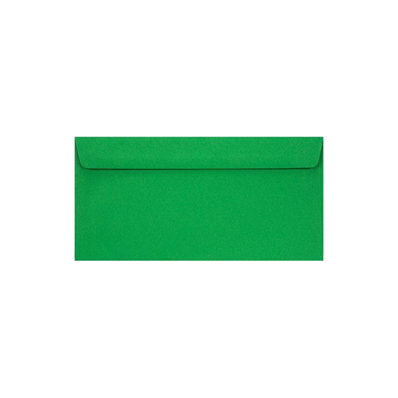 Netuno Pack of 25 Green Envelopes DIN Long 110 x