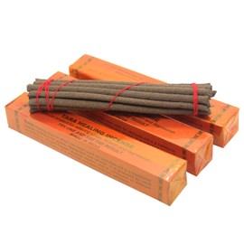 Tibetan Tara Healing Incense - 3 Packs (20 Sticks per Pack) | 5.5" Length | Handcrafted & 100% Natural