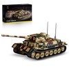 honchoes Tiger P Tank Building Set, WW2 Military Tank Model