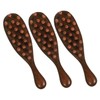 Healeved 3pcs Ergonomic Sandalwood Scalp Comb for Versatile Wooden Hair