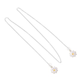 Anti Lost Strap for Earbuds: 2 PCS Anti-Lost Earbuds Strap Necklace Earphone Chain Cord Earbuds Lanyard Wireless Earbuds Holder Straps, Daisy Flower